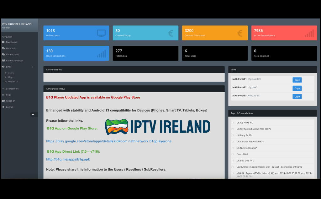 iptv reseller ireland