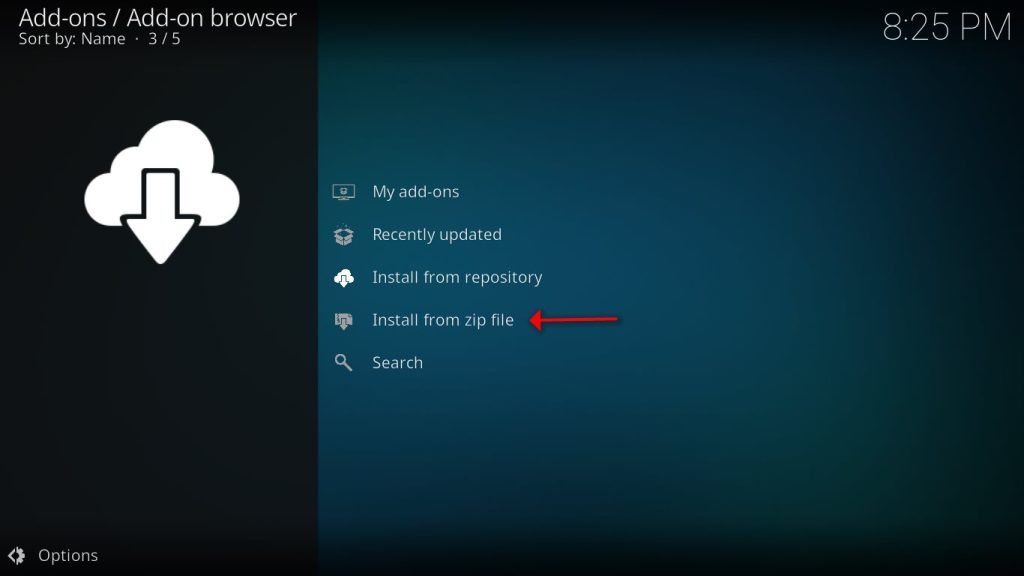 Kodi add on 4